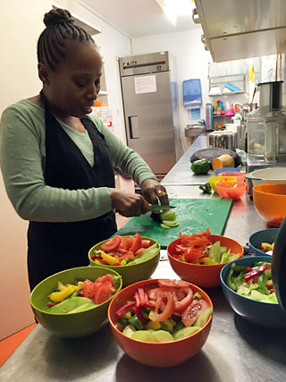 homemade food at minihome