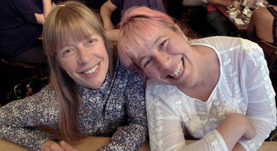 billie and maria at minihome nursery